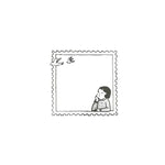 Goat x Masco Rubber Stamp - Postage Stamp / In the Middle