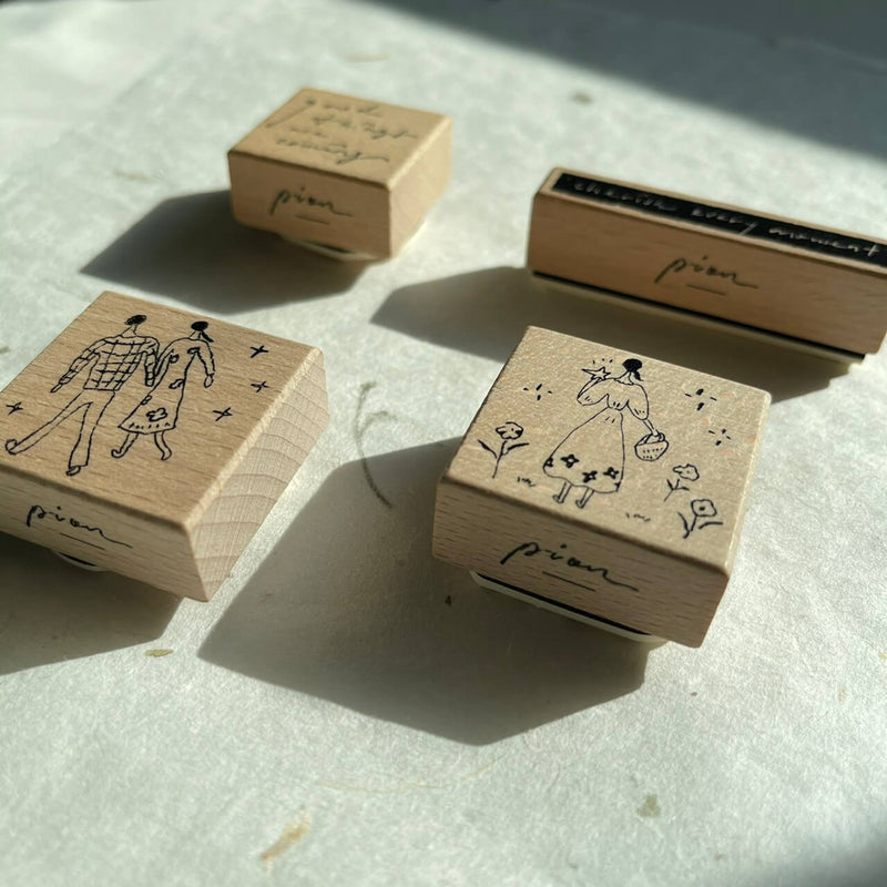 Pion: Cherish Rubber Stamp