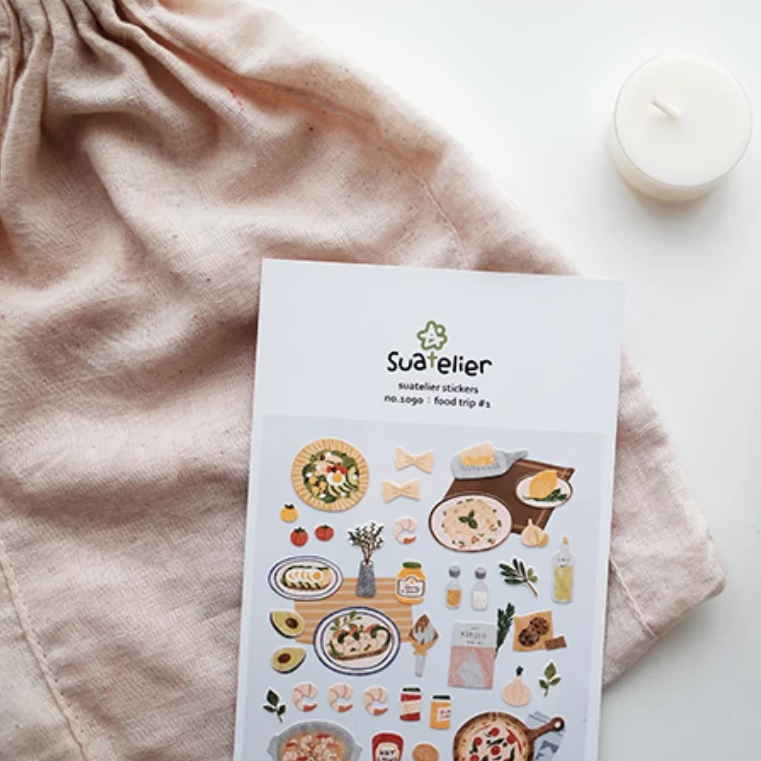 Suatelier Stickers - Food Trip