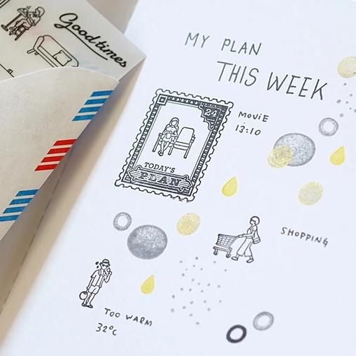 Today's Plan Clear Stamp
