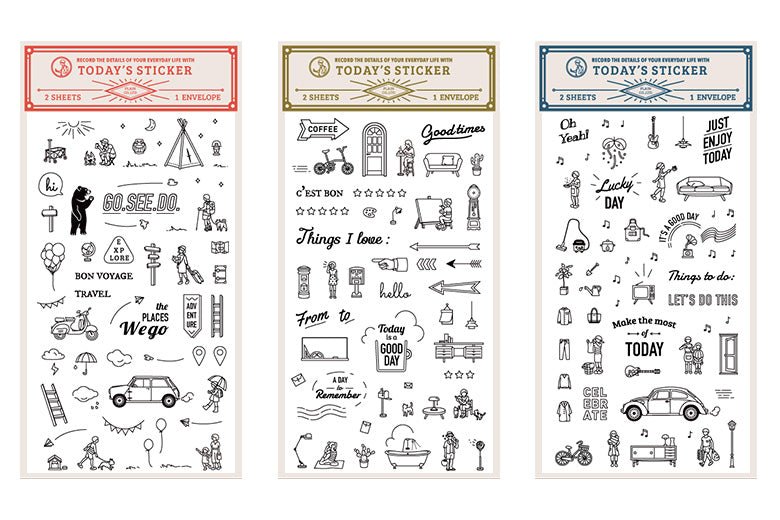 Today's Print-On Stickers