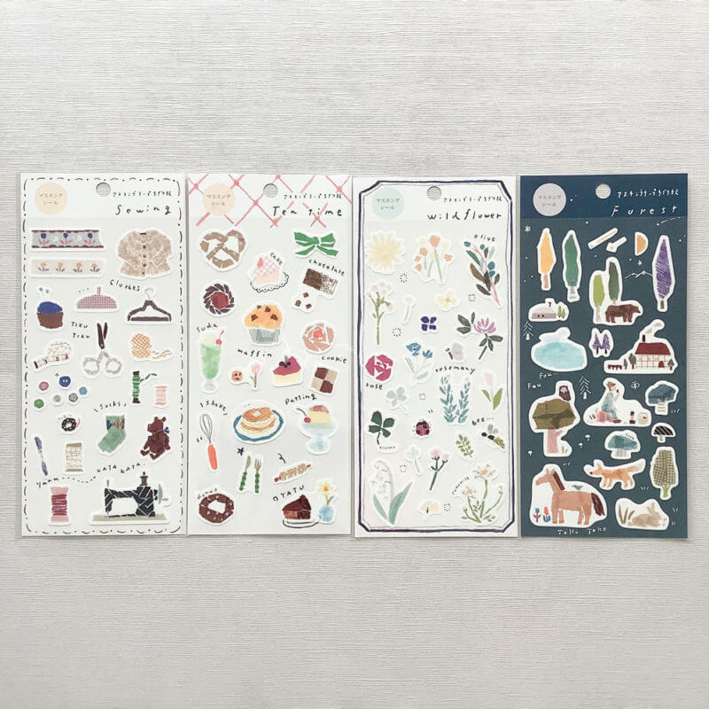 Miki Tamura [My Favorite] Washi Sticker - wildflower