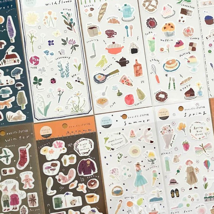 Miki Tamura [My Favorite] Washi Sticker - Winter