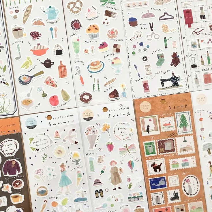 Miki Tamura [My Favorite] Washi Sticker - Kitchen