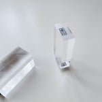 Seal Script Acrylic Rubber Stamp - 願成 (hope for a wish come true)