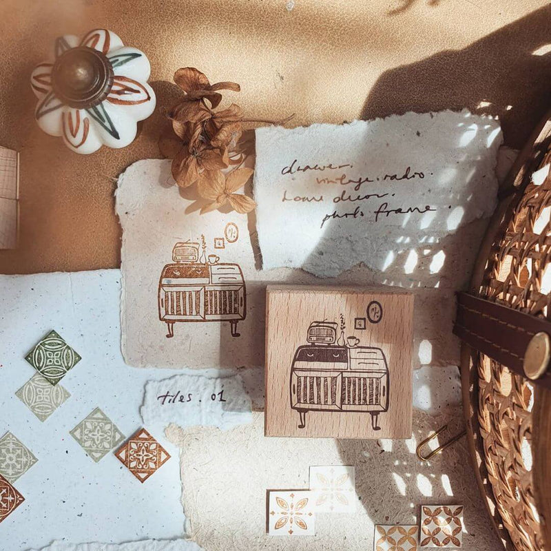 Nove Home Rubber Stamp Collection - Side Drawer