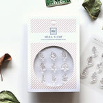 MU My Icon Stamp Set - No. 10 (Mini Leaves)