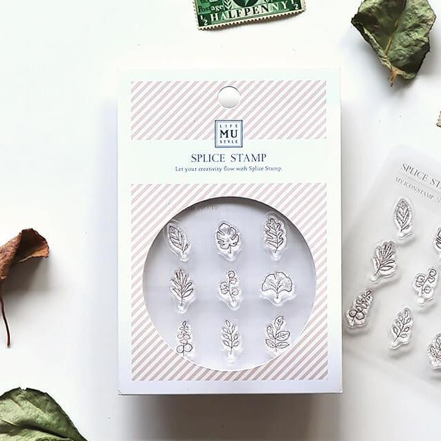 MU My Icon Stamp Set - No. 10 (Mini Leaves)