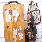 Windry R. Sticker Set: Spring Letters