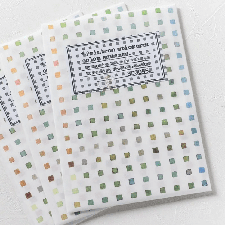 LCN Print-On Stickers - Colour Squares
