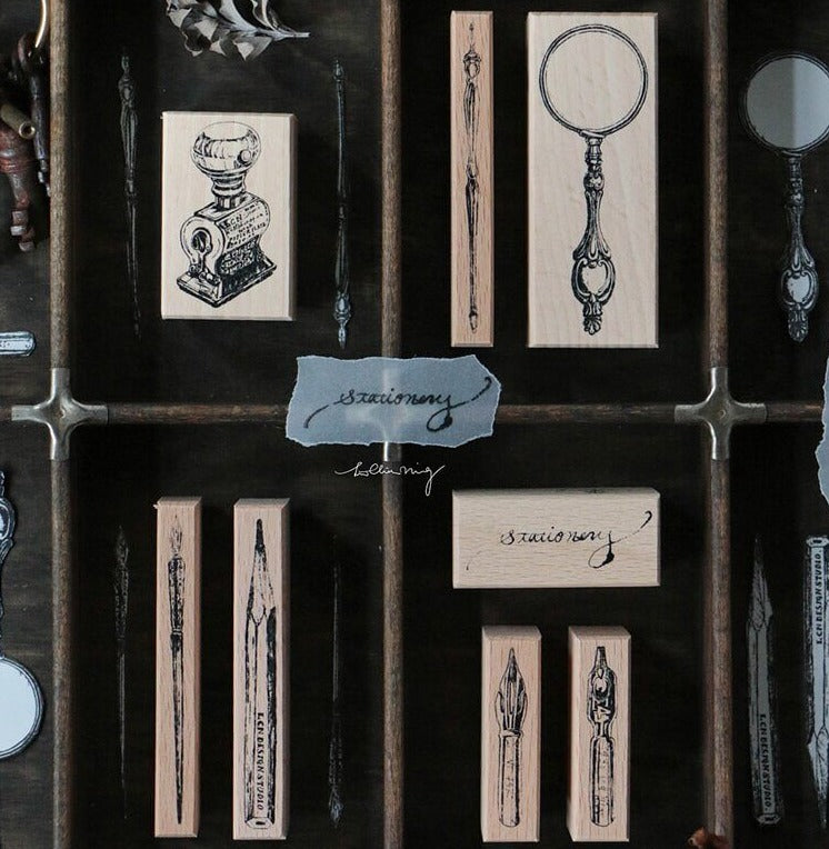 LCN Rubber Stamp Set - Stationery Stamp Vol.3