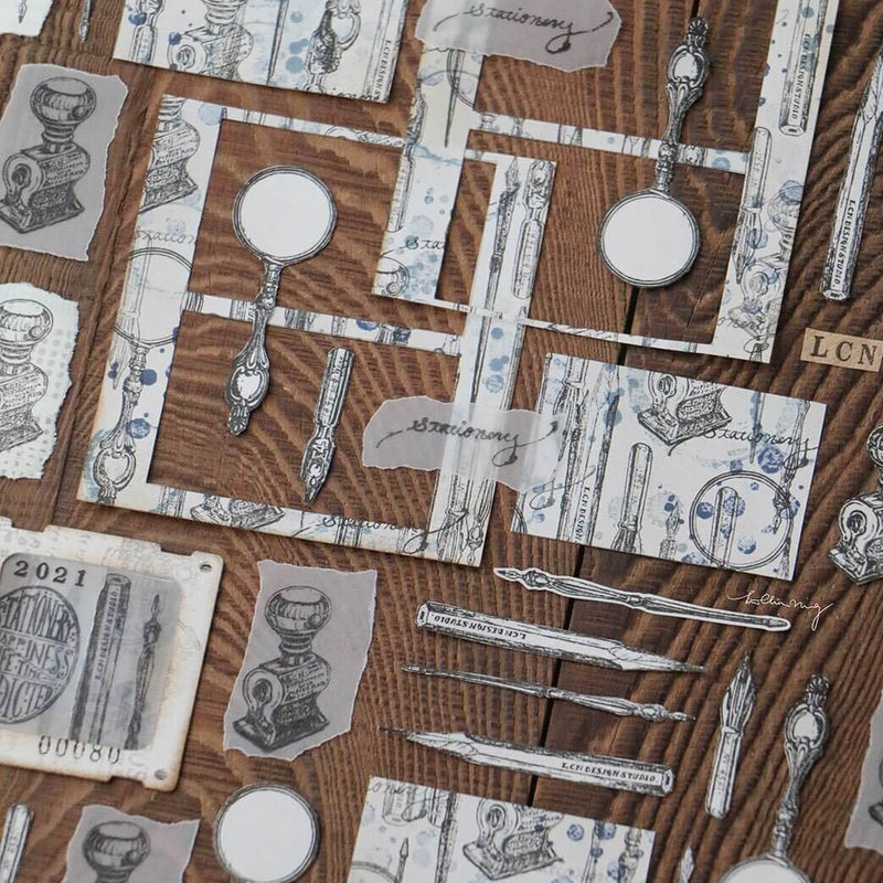 LCN Rubber Stamp Set - Stationery Stamp Vol.3