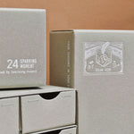 24 Solar Terms Cement Rubber Stamp Set