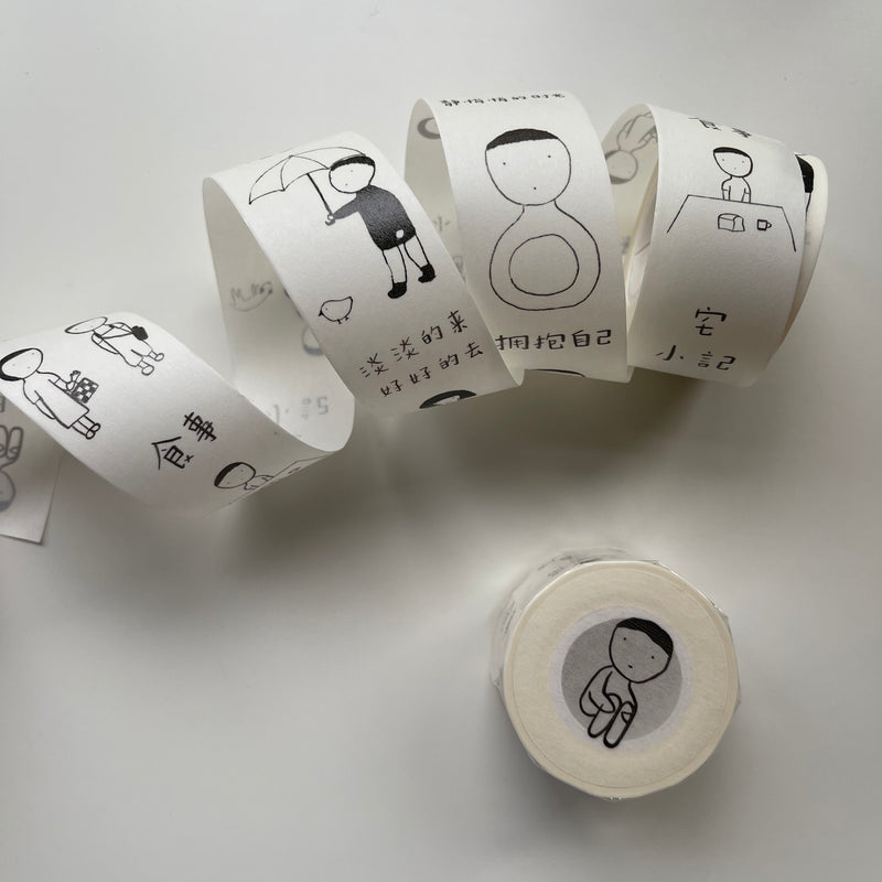 som studio x 紀展雄 (jizhanxiong) Washi Tape: Doodles Series
