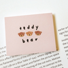Suatelier Mini Sticker - Deco.04 (teddy bear & hearts)