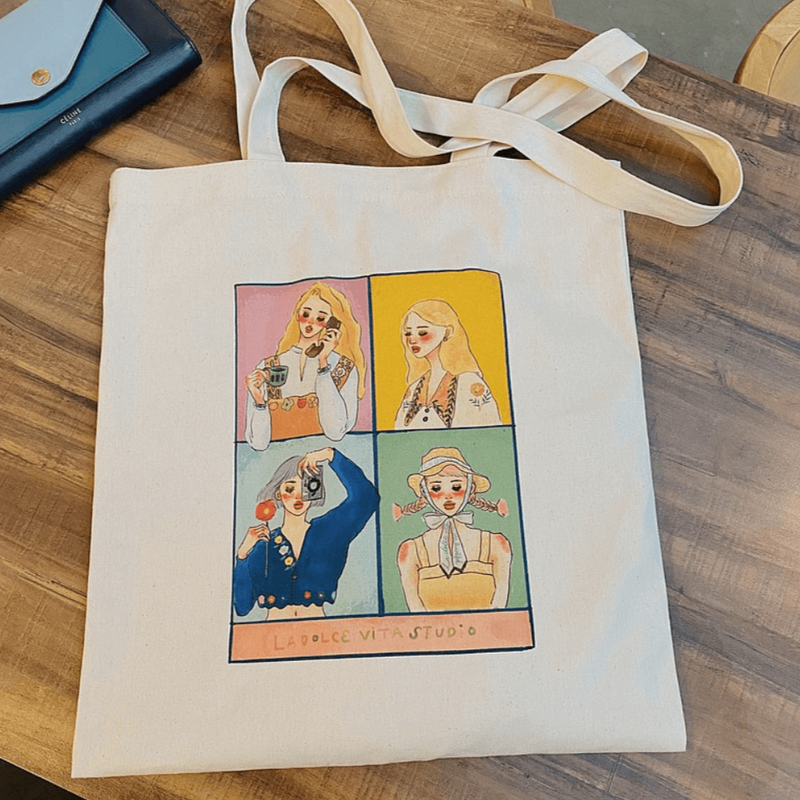 LDV Shoulder Canvas Bag: Under the Tuscan Sun