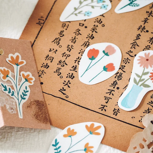 Flowers for You Sticker Flakes