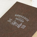 Research Notes - Water-Resistant Notebook (Blank, beige paper)