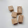 Minimalist Window Rubber Stamp