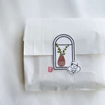 Minimalist Window Rubber Stamp