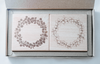 modaizhi Hydrangea Wreath Rubber Stamp Set