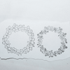 modaizhi Hydrangea Wreath Rubber Stamp Set