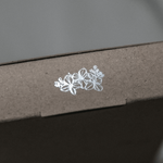modaizhi Hydrangea Wreath Rubber Stamp Set