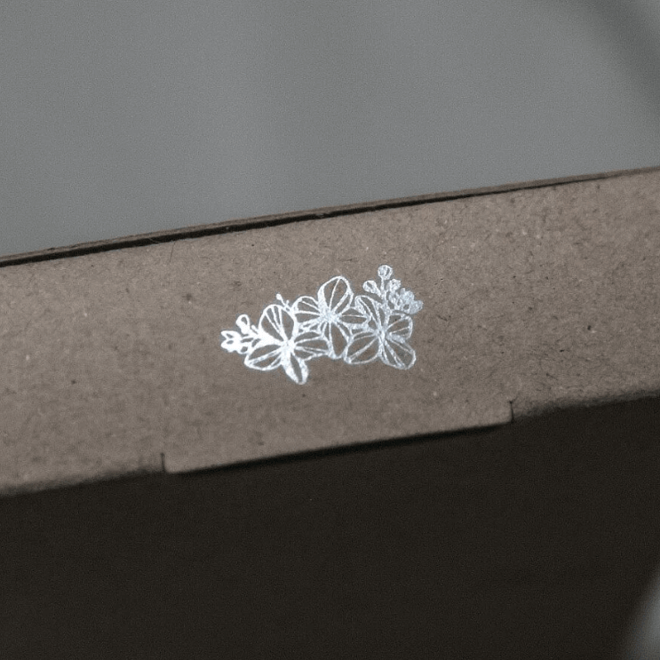 modaizhi Hydrangea Wreath Rubber Stamp Set