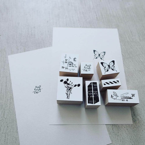 YOHAKU Original Rubber Stamp - Collage