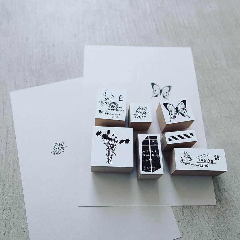 YOHAKU Original Rubber Stamp - Cosmos