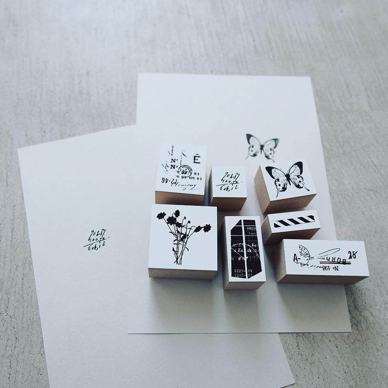 YOHAKU Original Rubber Stamp - Cosmos